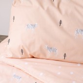 JUEGO DE CAMA ZEBRAS + BOLSA PIJAMA REGALO