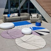 ALFOMBRA REDONDA TRACE LORENA CANALS