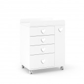 MUEBLE CAMBIADOR SOFT WHITE