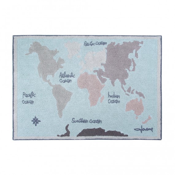 ALFOMBRA VINTAGE MAP LORENA CANALS