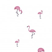 PAPEL PINTADO FLAMINGOS