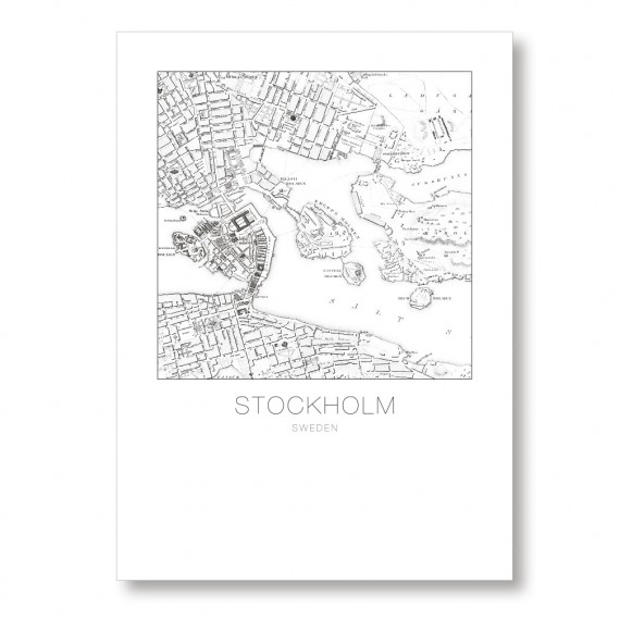 CUADRO STOCKHOLM MAP