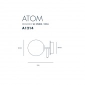 APLIQUE ATOM