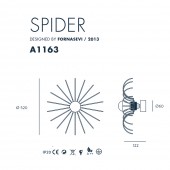 APLIQUE SPIDER