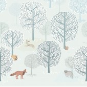 PAPEL PINTADO MINI ME FOREST