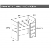 CAMA ALTA VITTA