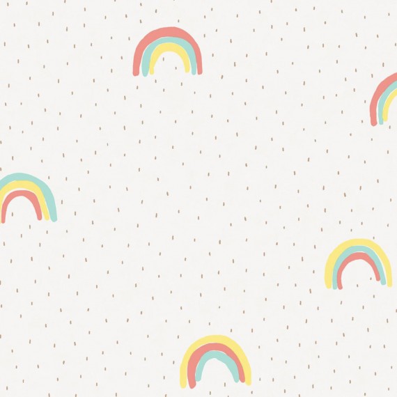 PAPEL PINTADO MINI ME RAINBOW