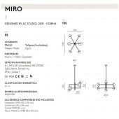 LÁMPARA DE TECHO MIRO MULTI