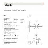 LÁMPARA DE TECHO DELIE MULTI