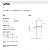 LÁMPARA DE PARED LIND