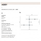 APLIQUE ABBY METAL/ALABASTRO