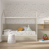 CAMA CASITA NATURAL CON NIDO