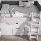 CAMA CON ARO COTTON CANDY