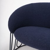 SILLÓN LOUNGE GINGER BOUCLÉ TRINEO