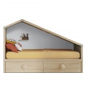 CAMA CASITA CON CAJONES COTTAGE