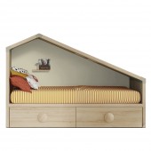 CAMA CASITA CON CAJONES COTTAGE