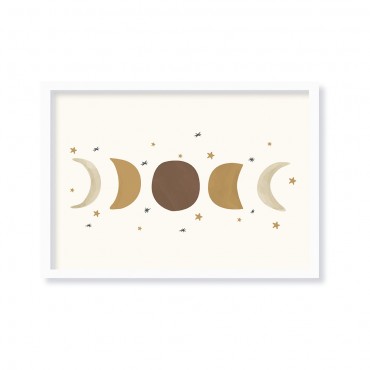 CUADRO MOON PHASES HORIZONTAL