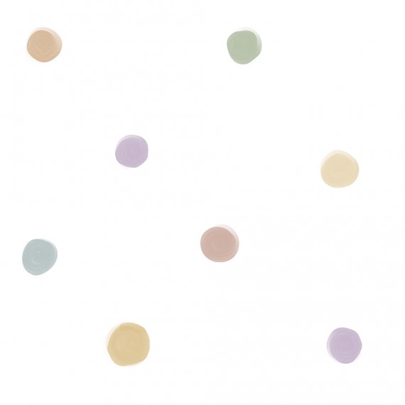 PAPEL PINTADO DOTS ACUARELA