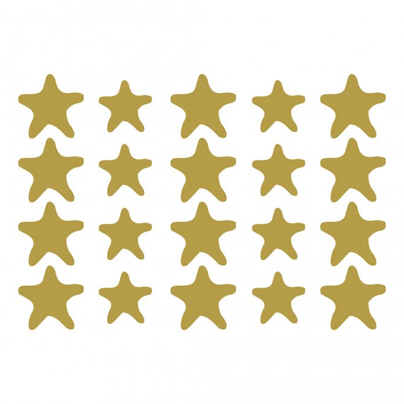 STICKERS GOLDEN STAR